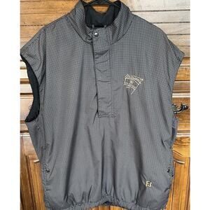 FootJoy Dryjoys Houndstooth Vest XL Zip Snap Jacket Zip Outdoor